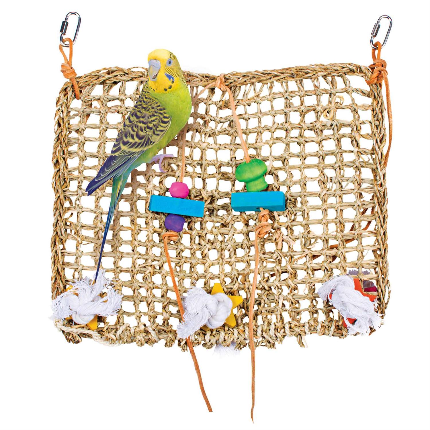 Penn Plax Bird Life Natural Weave Bird Cage Climbing Exerciser - Nail Gallerys