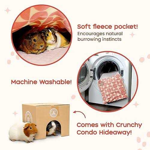GuineaDad Premium Liner Ultra-Plush Guinea Pig Fleece Liner - Nail Gallerys