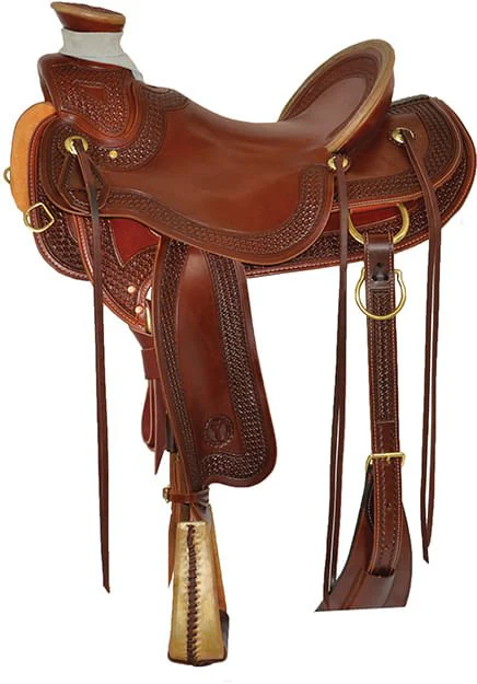 Reinsman Custom Elko Ranch Saddle, Regular Tree - Nail Gallerys