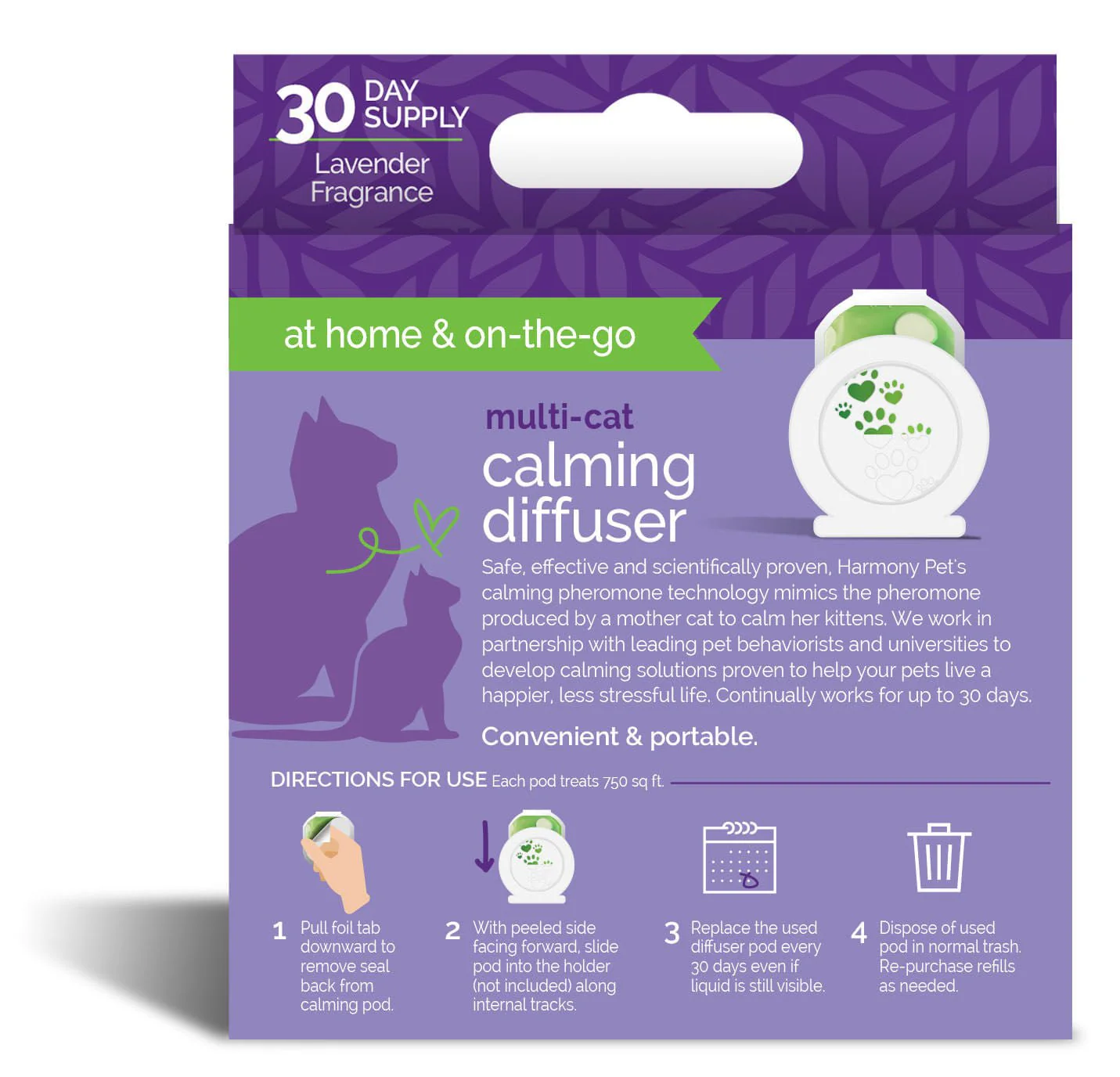 Harmony Pet Calming Home Diffuser for Cats & Refills - Nail Gallerys