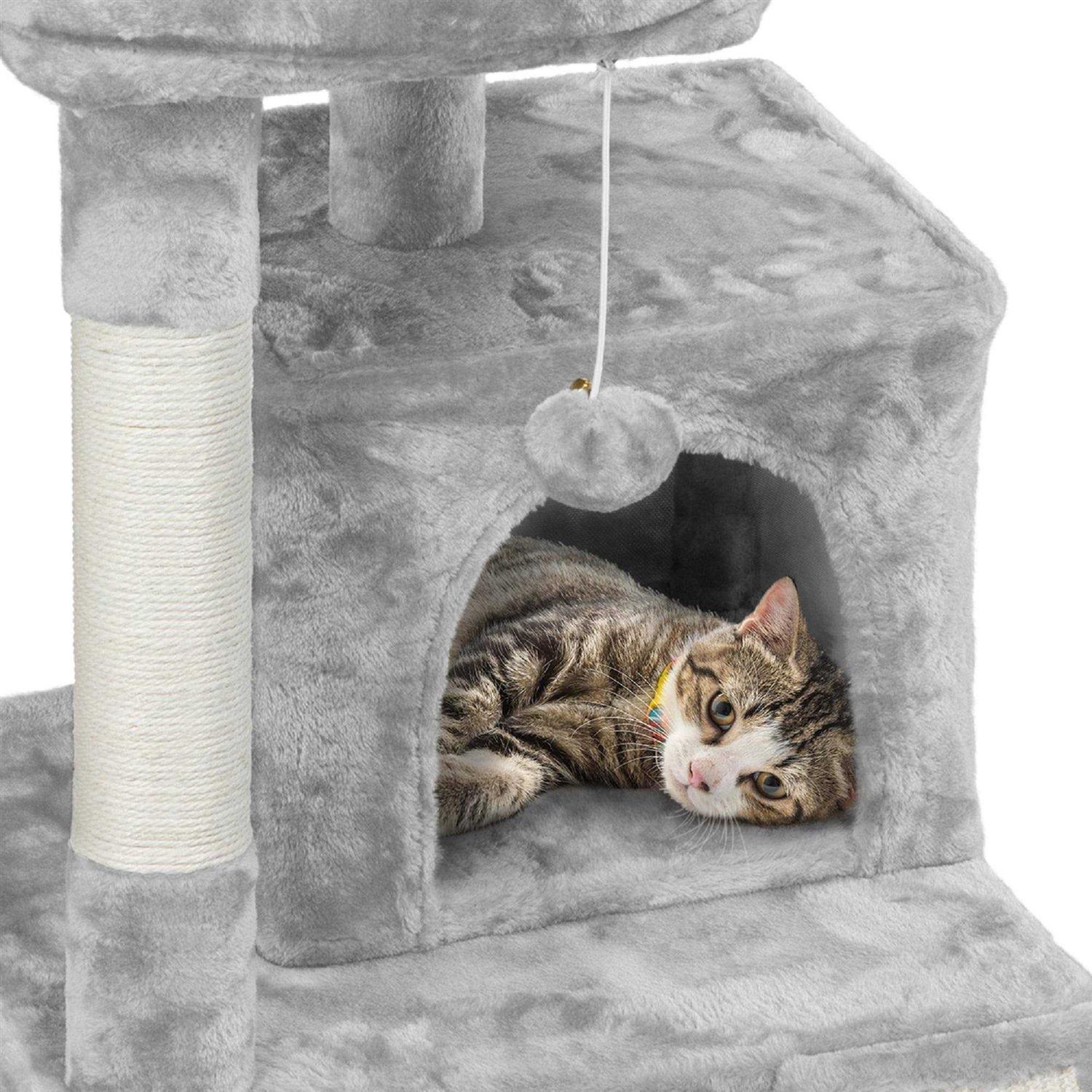 Topeakmart Cat Tree with 2 Condos - Nail Gallerys