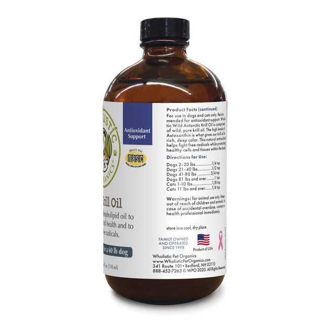 Wholistic Pet Organics Krill Oil Capsules Dog & Cat Supplement - Nail Gallerys