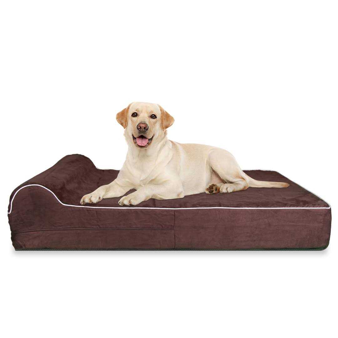 Kopeks Dog Bed with Pillow Orthopedic Memory Foam - Nail Gallerys