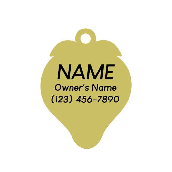 Two Tails Pet Company Berry Special Pet ID Tag - Nail Gallerys
