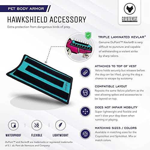 CoyoteVest HawkShield Pad for CoyoteVest or SpikeVest Dog Harness Vest - Nail Gallerys