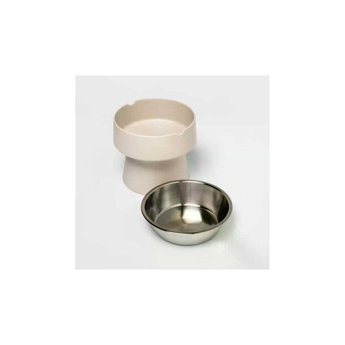 Boots & Barkley Elevated Dog Bowl Gray - Nail Gallerys