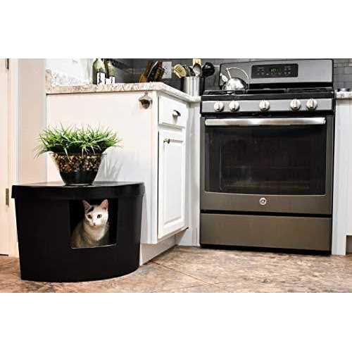 Plastic Enclosed Standard Litter Box Kitangle - Nail Gallerys