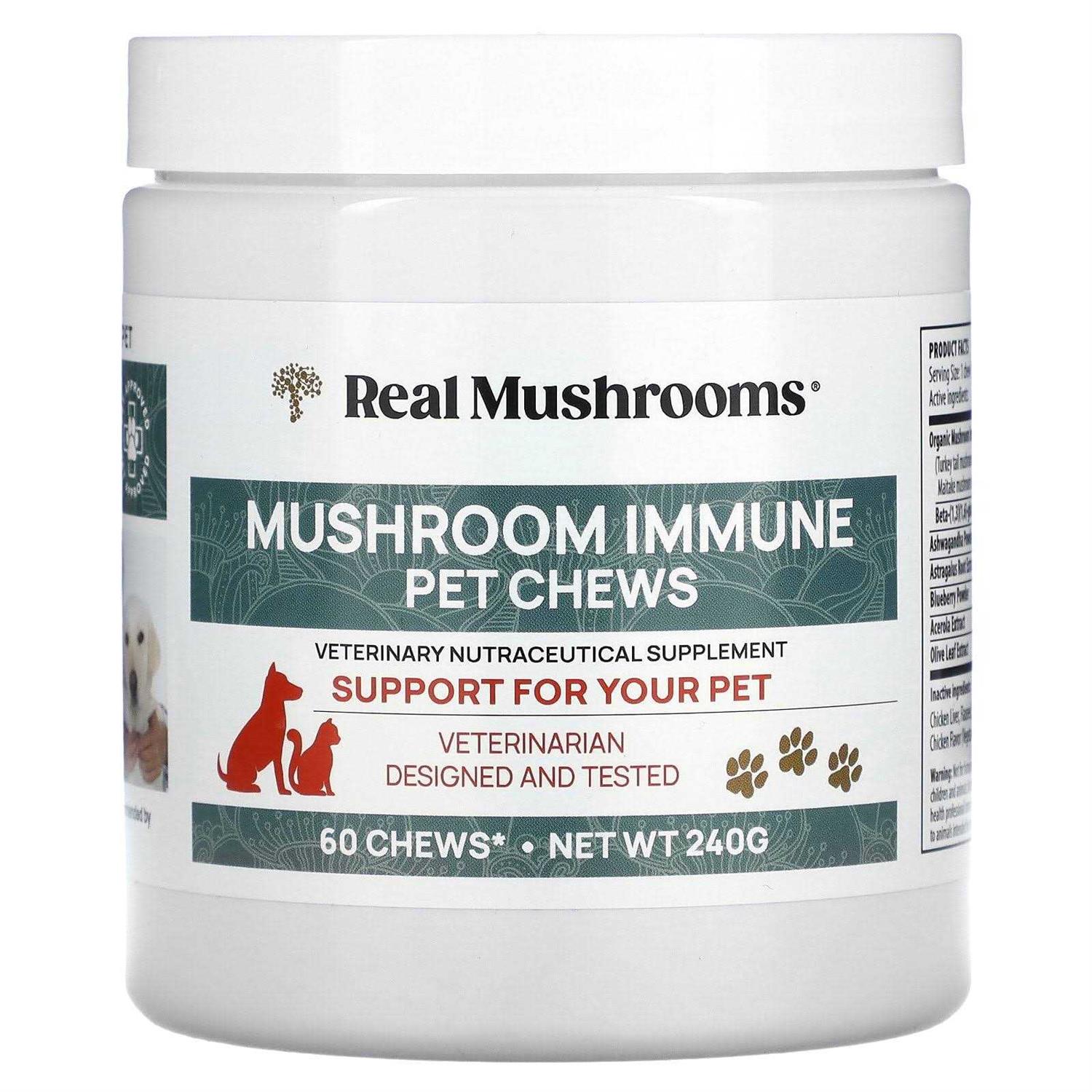 Real Mushrooms Mushroom Immune Pet Chews - Nail Gallerys