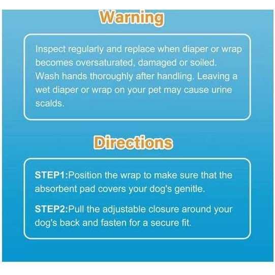 All-Absorb A26 Male Dog Wrap - Nail Gallerys