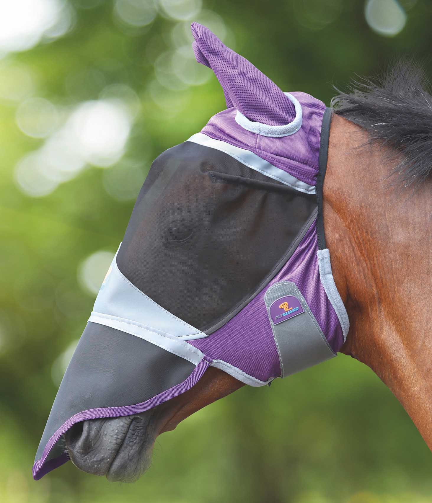 Shires Deluxe Fly Mask with Ears & Nose - Nail Gallerys