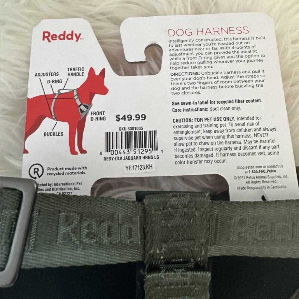 Reddy Dog Harness Jacquard - Nail Gallerys