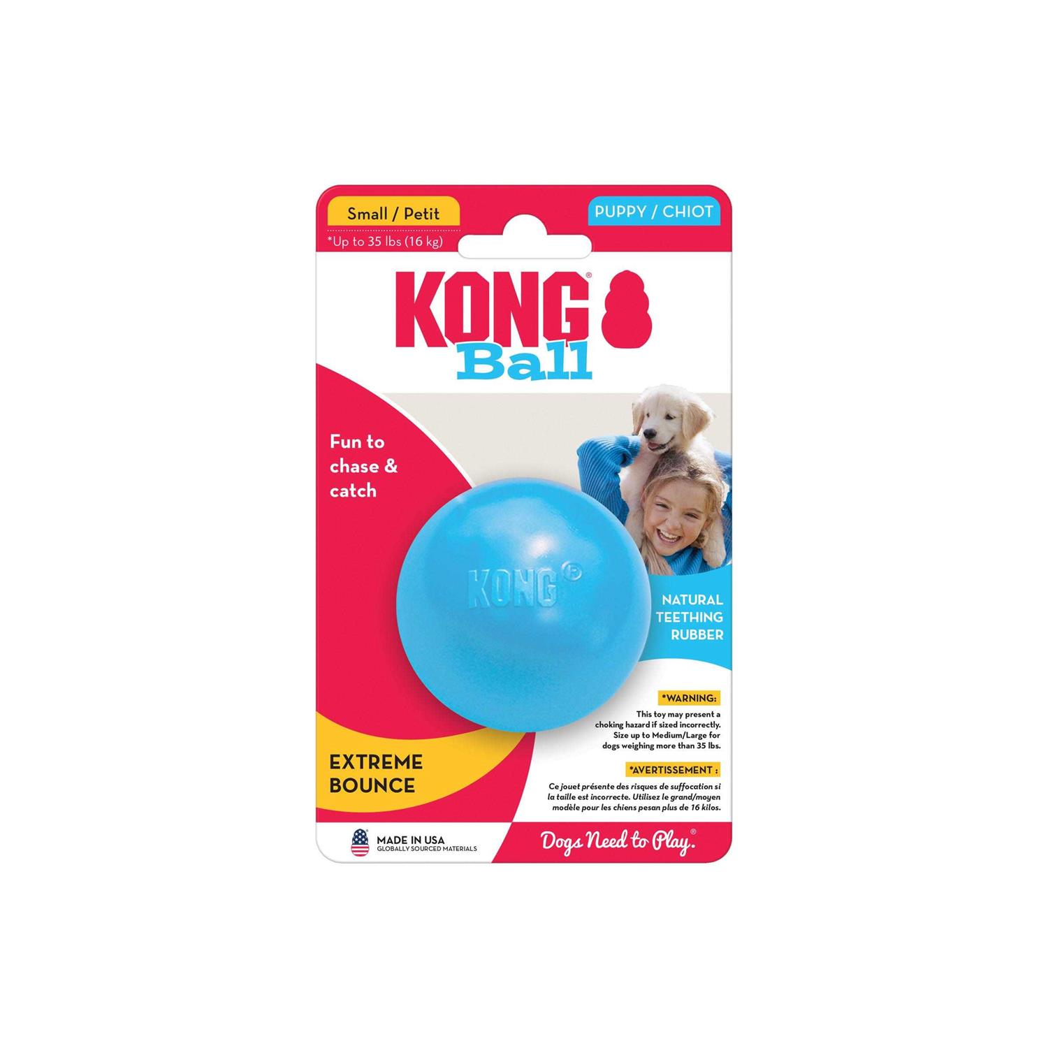 KONG Puppy Ball with Hole Dog Toy - Nail Gallerys