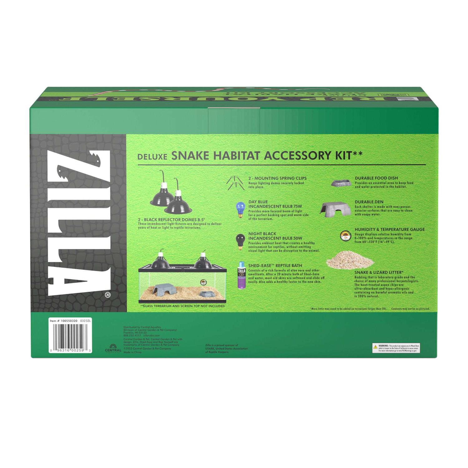 Zilla Snake Habitat Accessory Kit - Nail Gallerys
