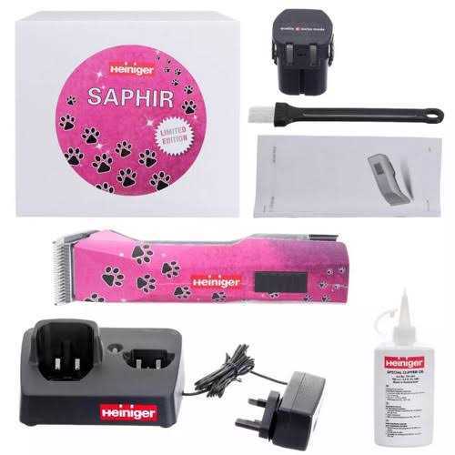 Heiniger Mower Saphir Pink SS Wire with Head N°10 Two Batteries - Nail Gallerys