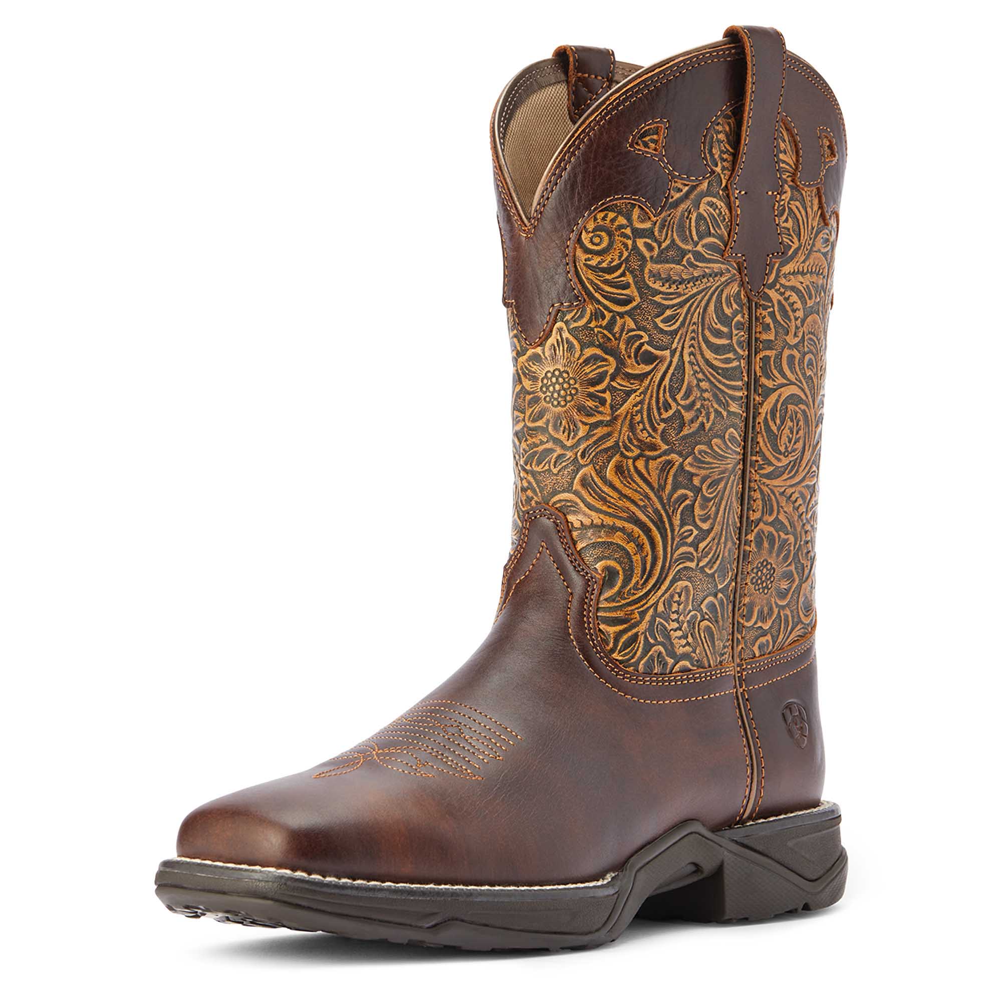 Ariat Women's Anthem Savanna Boot, Rich Clay - Nail Gallerys