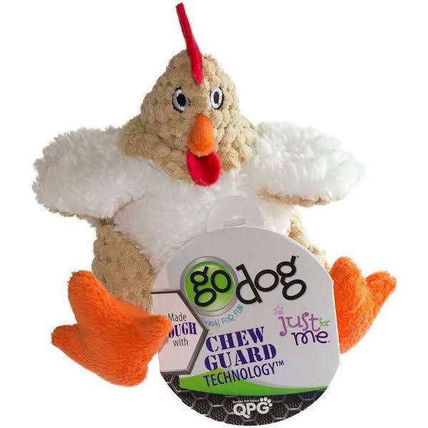 goDog Checkers Fat Rooster Dog Toy - Nail Gallerys