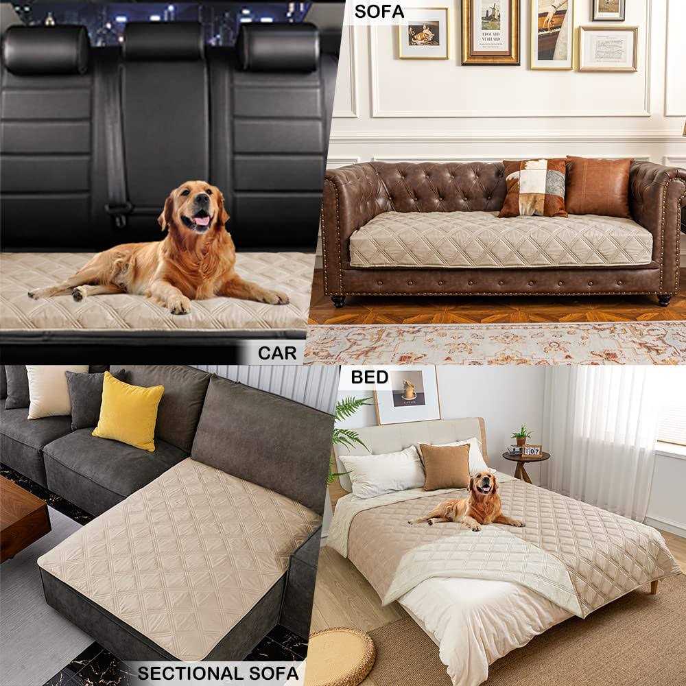 SUNNYTEX Waterproof & Reversible Dog Bed Cover Pet Blanket Sofa - Nail Gallerys