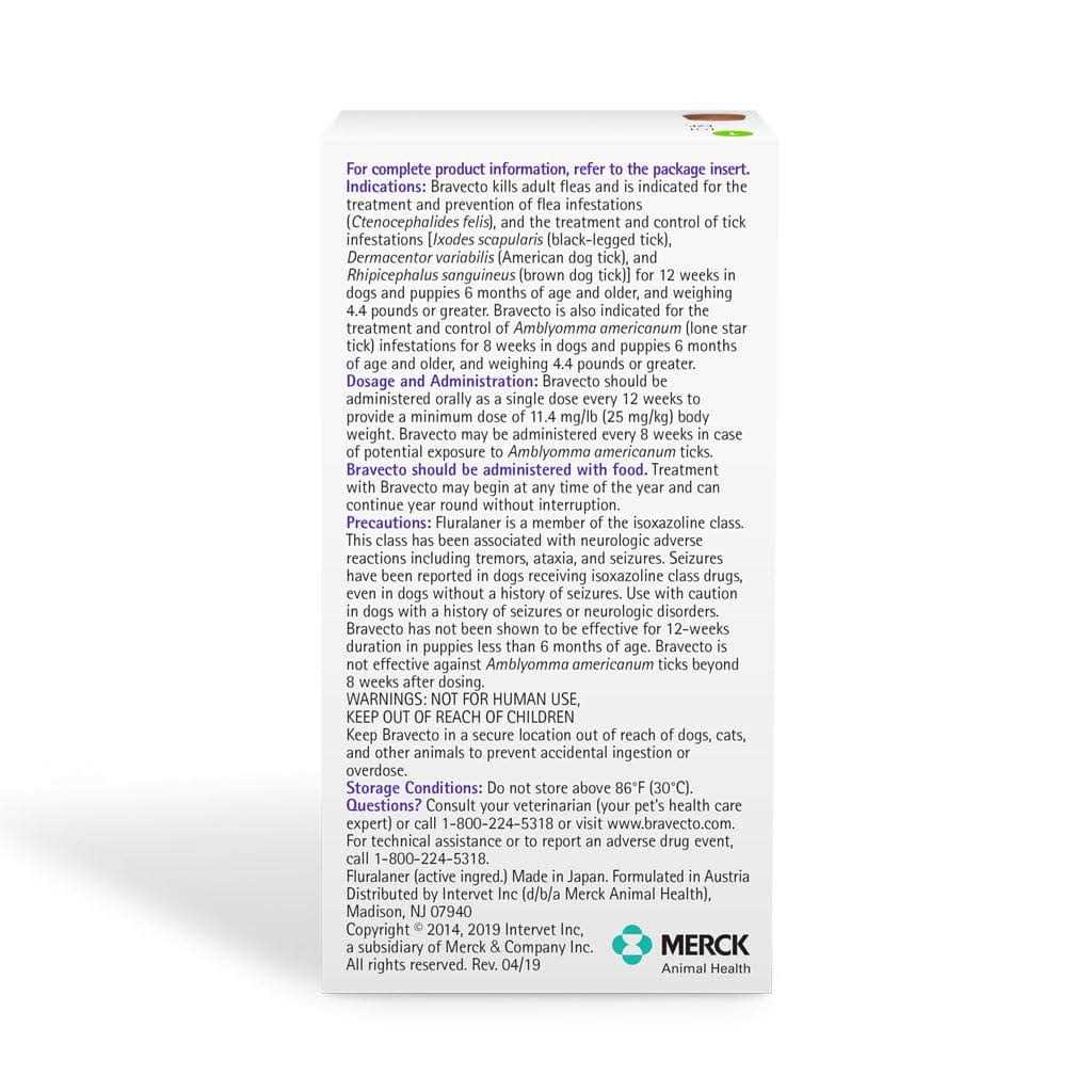 Bravecto Chew for Dogs 22-44 lbs - Nail Gallerys