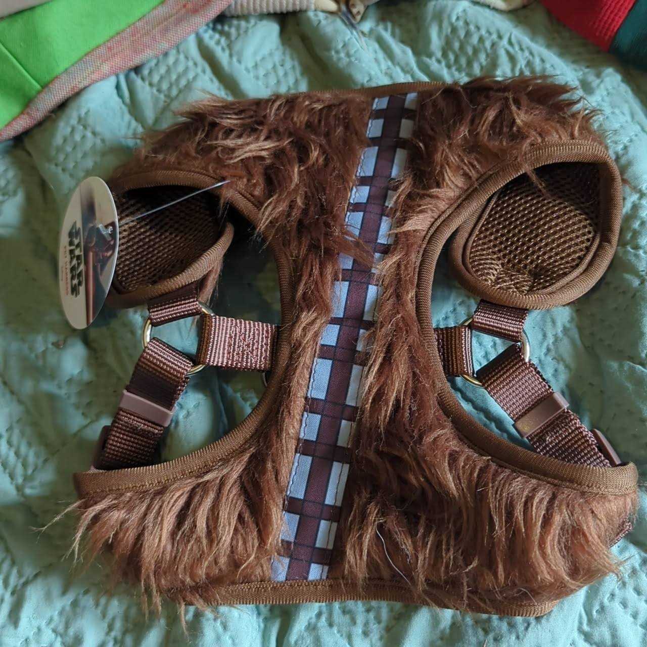 Star Wars Chewbacca Cosplay Dog Harness Dogs Brown - Nail Gallerys