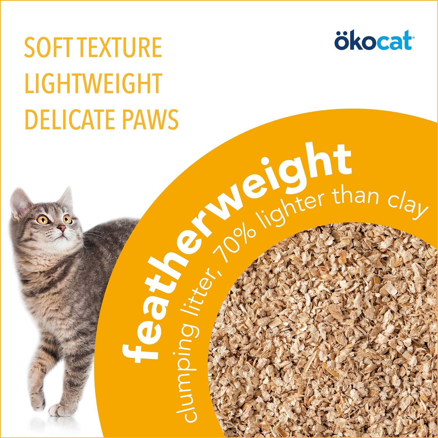 Okocat Featherweight Clumping Wood Cat Litter - Nail Gallerys