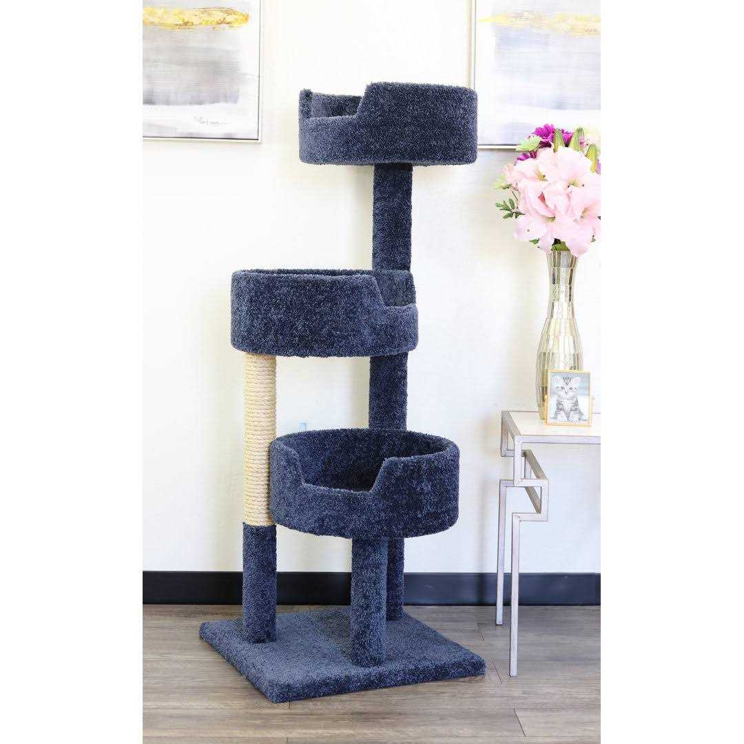 New Cat Condos Deluxe Kitty Pad 52 in. Cat Tree - Nail Gallerys