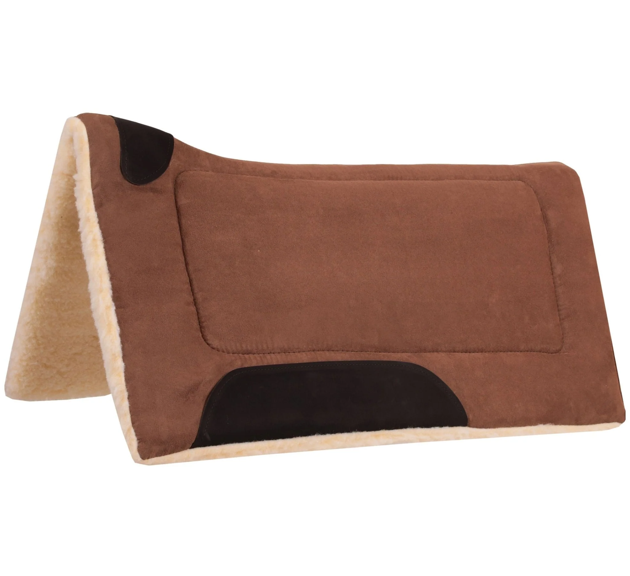 Mustang Faux Suede Contoured Saddle Pad - Nail Gallerys