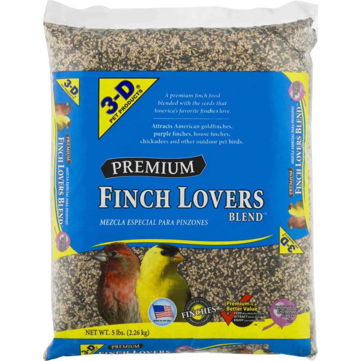 3-d Pet Products Premium Finch Lovers Blend Bird Seed - Nail Gallerys