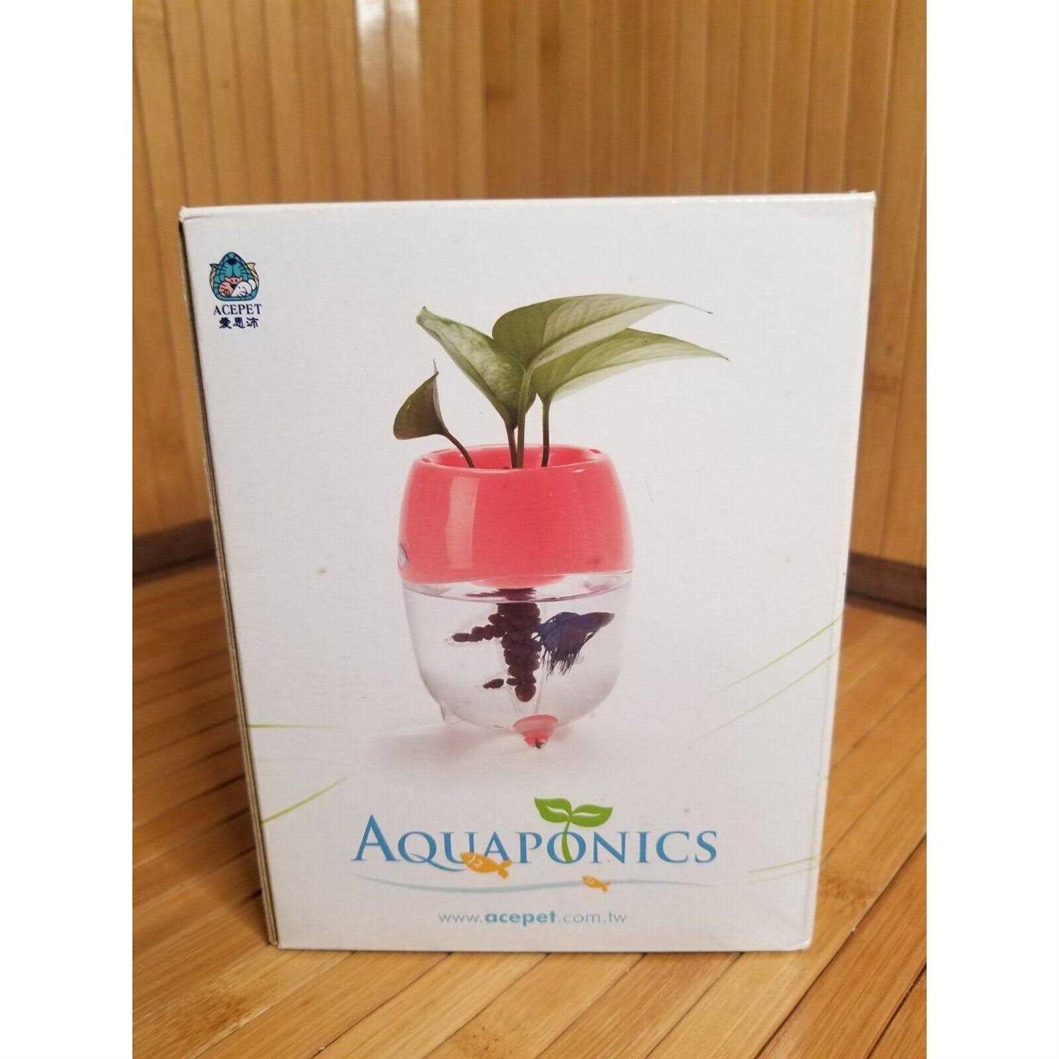 Aquaponic Fish Tank Aquarium for Betta Fish with Water Garden Planter Top Lid Natural Ecosystem for Plant Growth - Nail Gallerys