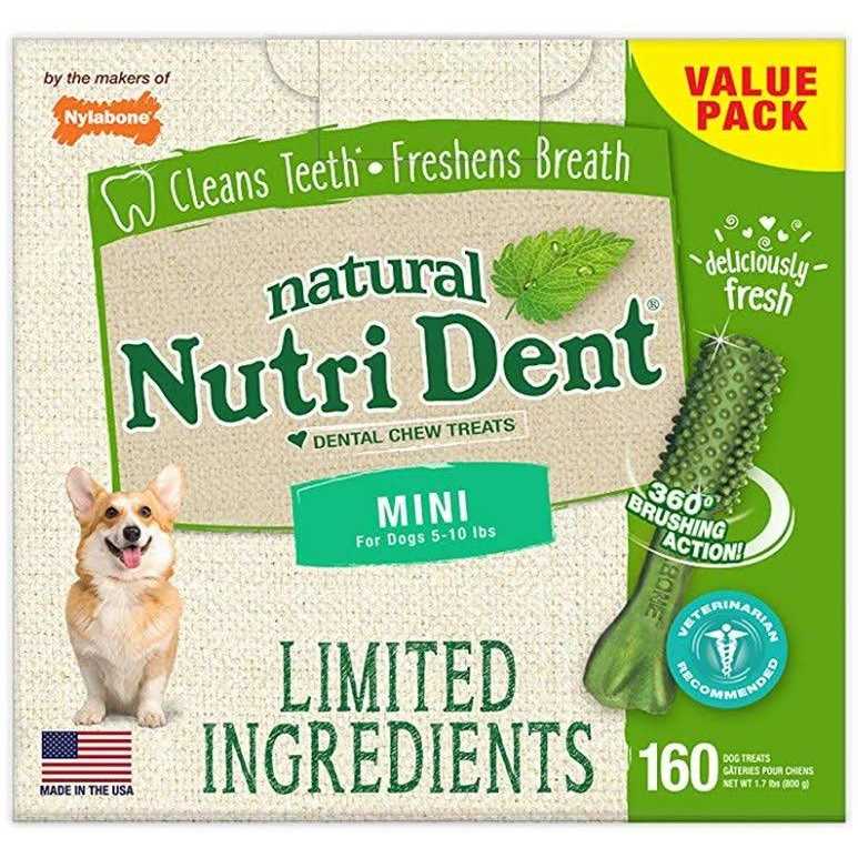 Nylabone Natural Nutri Dent Fresh Breath Dental Chews - Nail Gallerys