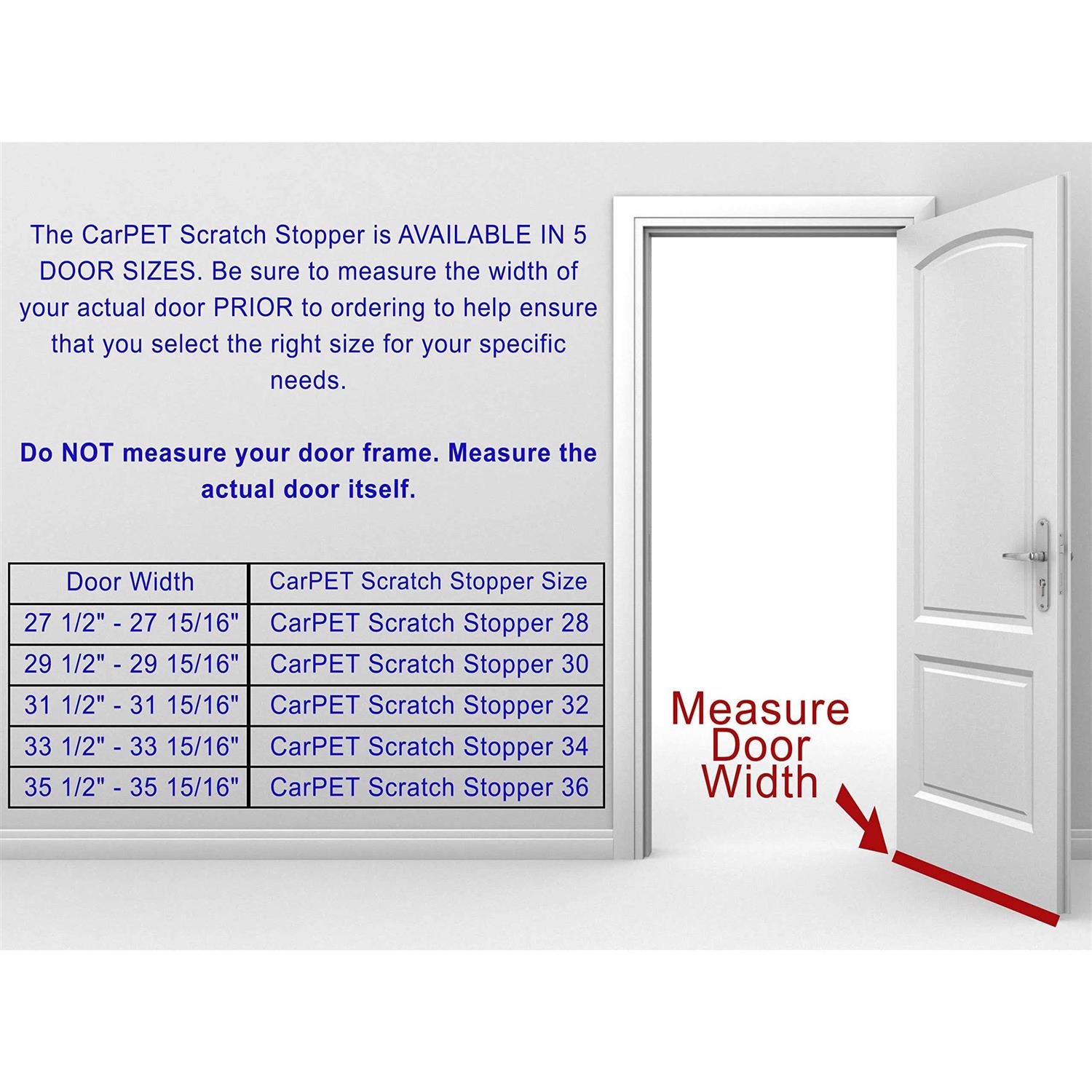 KittySmart Carpet Scratch Stopper Stop Cats from Scratching Carpet at Doorway Instantly CSS fits doors 1/2 inch - Nail Gallerys