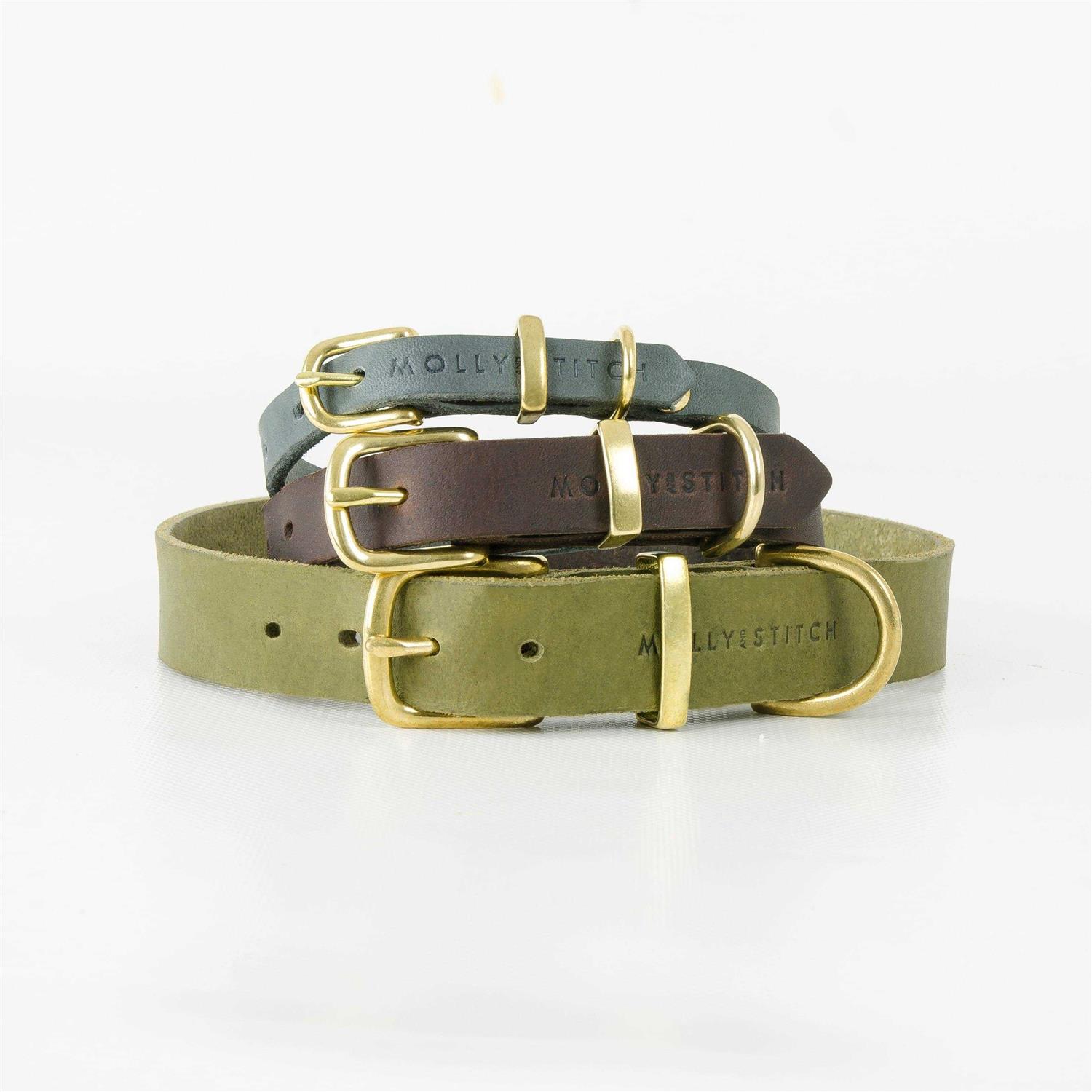 Butter Leather Dog Collar Molly And Stitch US - Nail Gallerys