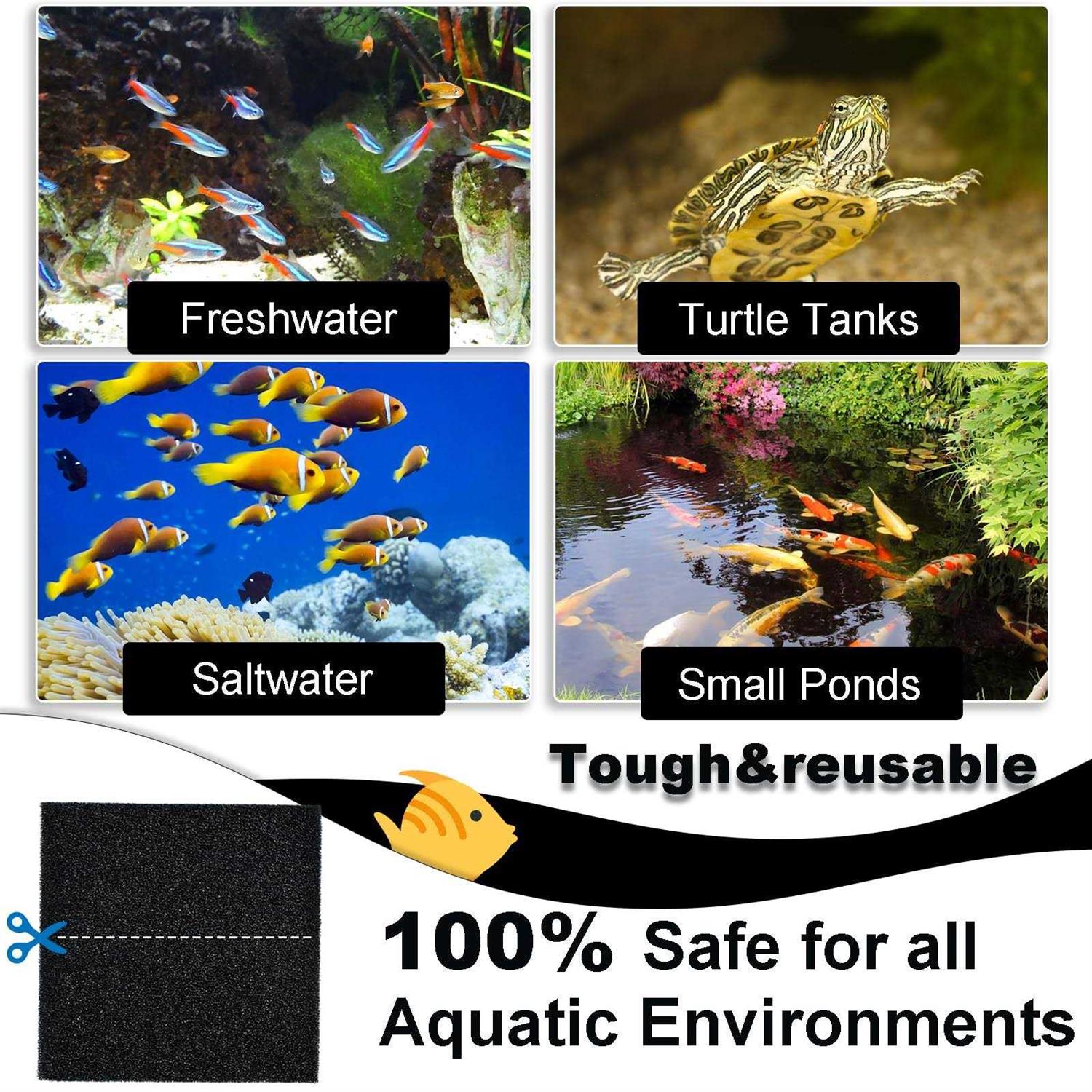 SHUNTING Filter Foam Sponges,Filter Media Pad,Filter Sponge - Nail Gallerys