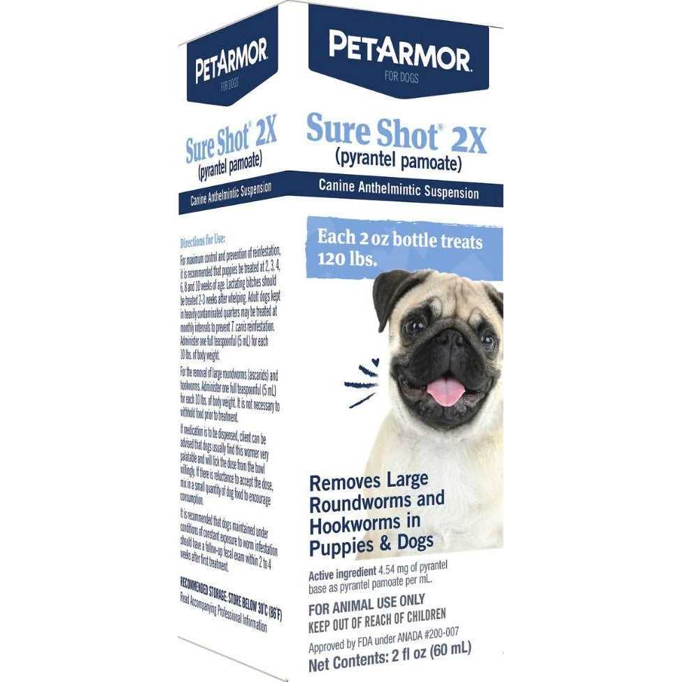 PetArmor Sure Shot 2X Liquid Wormer for Dogs - Nail Gallerys
