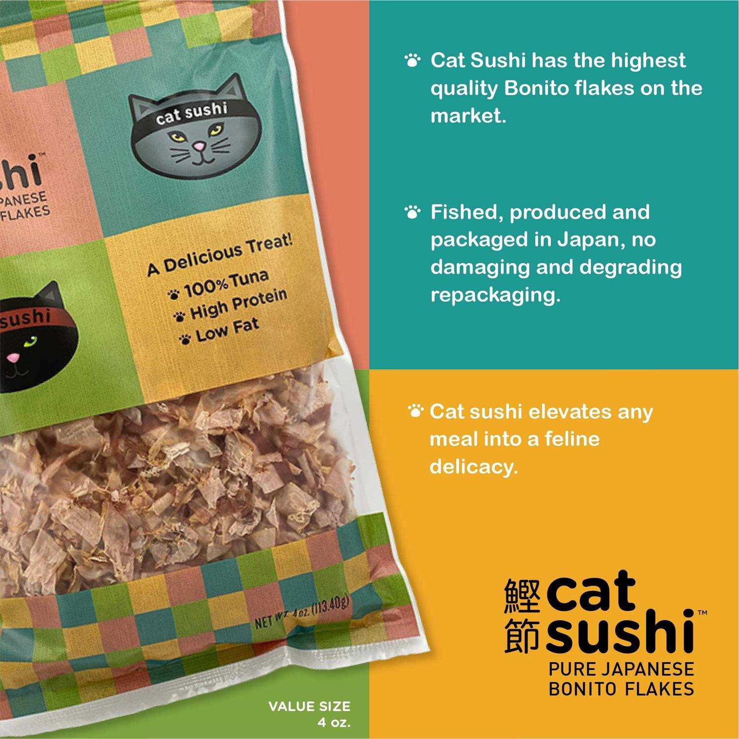 Cat Sushi Bonito Flakes Classic Cut - Nail Gallerys