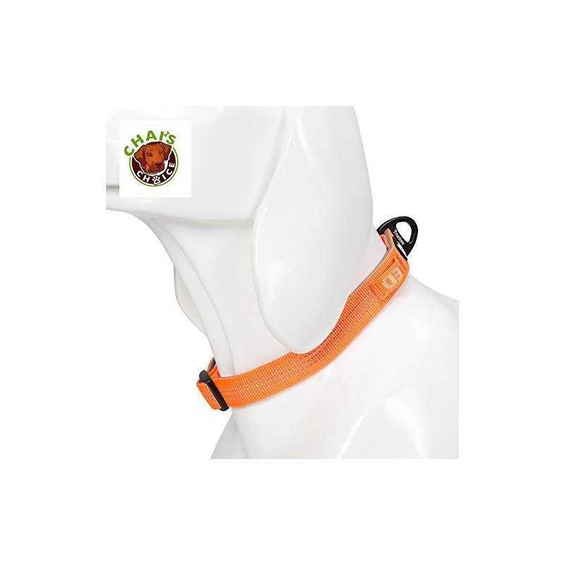 Chai’s Choice Best Outdoor Explorer Dog Collar 3M Reflective Dog Collar with Aluminum Leash Attachment, Matching Harness and Leash Available - Nail Gallerys
