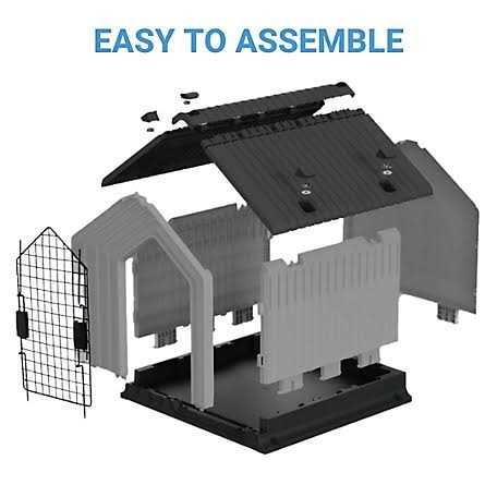 Mirapet Modern Pet House with Durable, Weatherproof Design and Easy Installation - Nail Gallerys