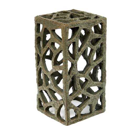 Imagitarium Resin Rustic Tower Aquatic Decor - Nail Gallerys