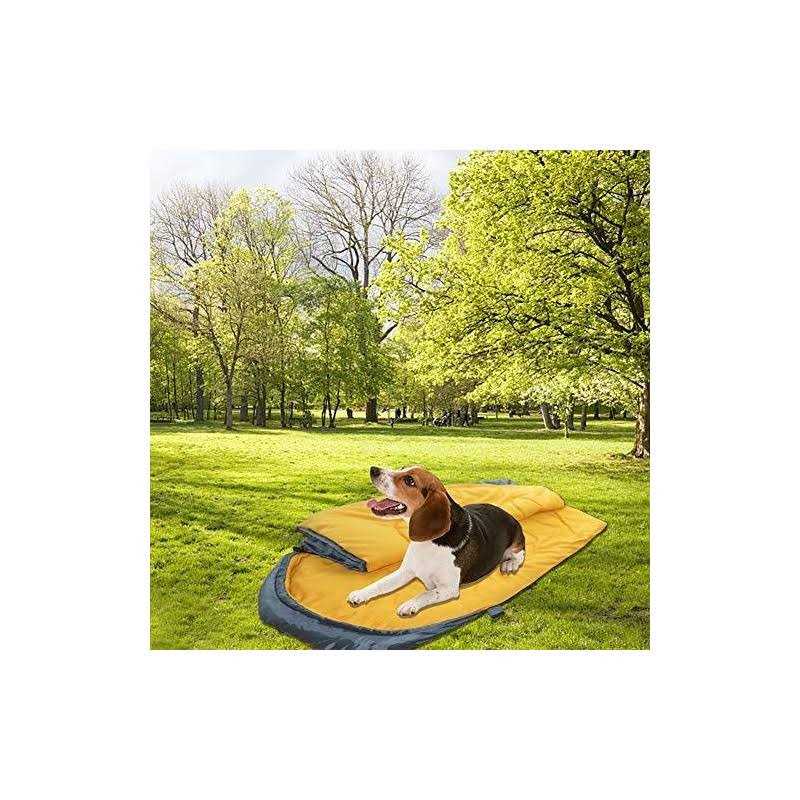 Lifeunion Dog Sleeping Bag with Storage Bag Waterproof Warm Packable Dog Bed for Travel Camping Hiking Backpacking - Nail Gallerys