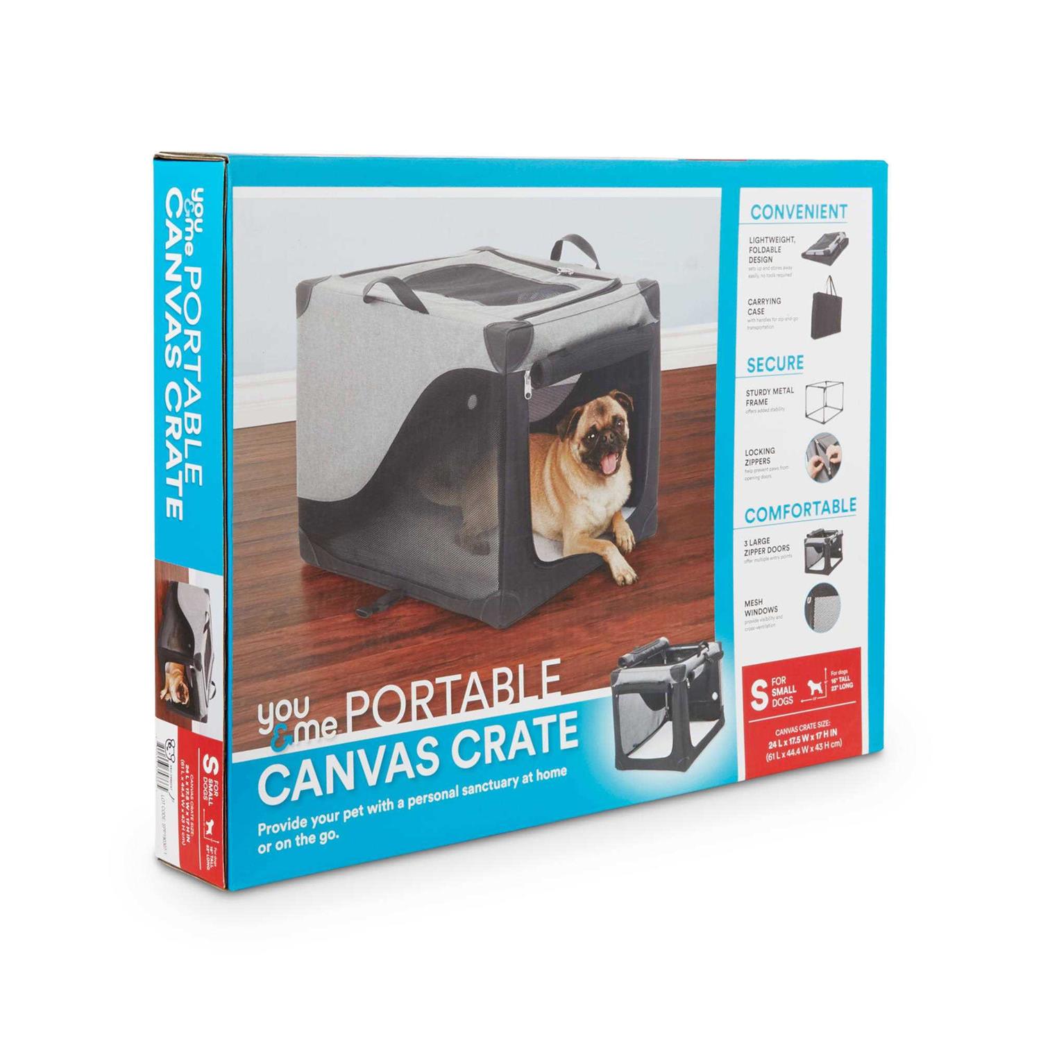 EveryYay Canvas Dog Crate - Nail Gallerys