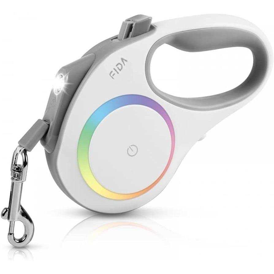 Fida Retractable LED Lighted Dog Leash - Nail Gallerys