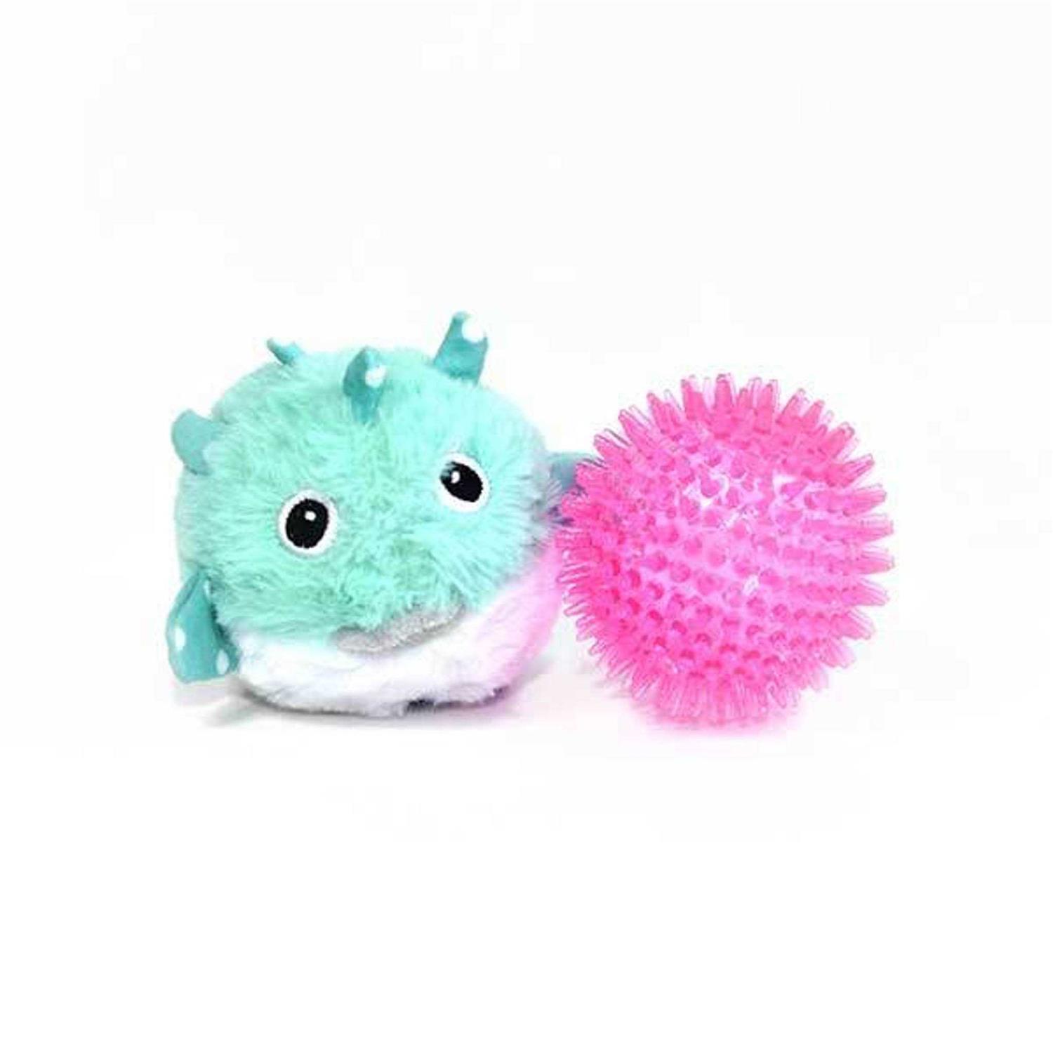 Patchwork Pet Pricklets Puffer Fish Dog Toy / 4 inch - Nail Gallerys