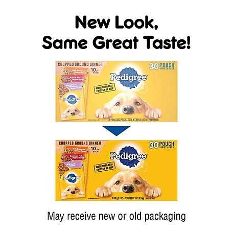 Pedigree Chopped Ground Dinner Wet Dog Food Variety Pack - Nail Gallerys