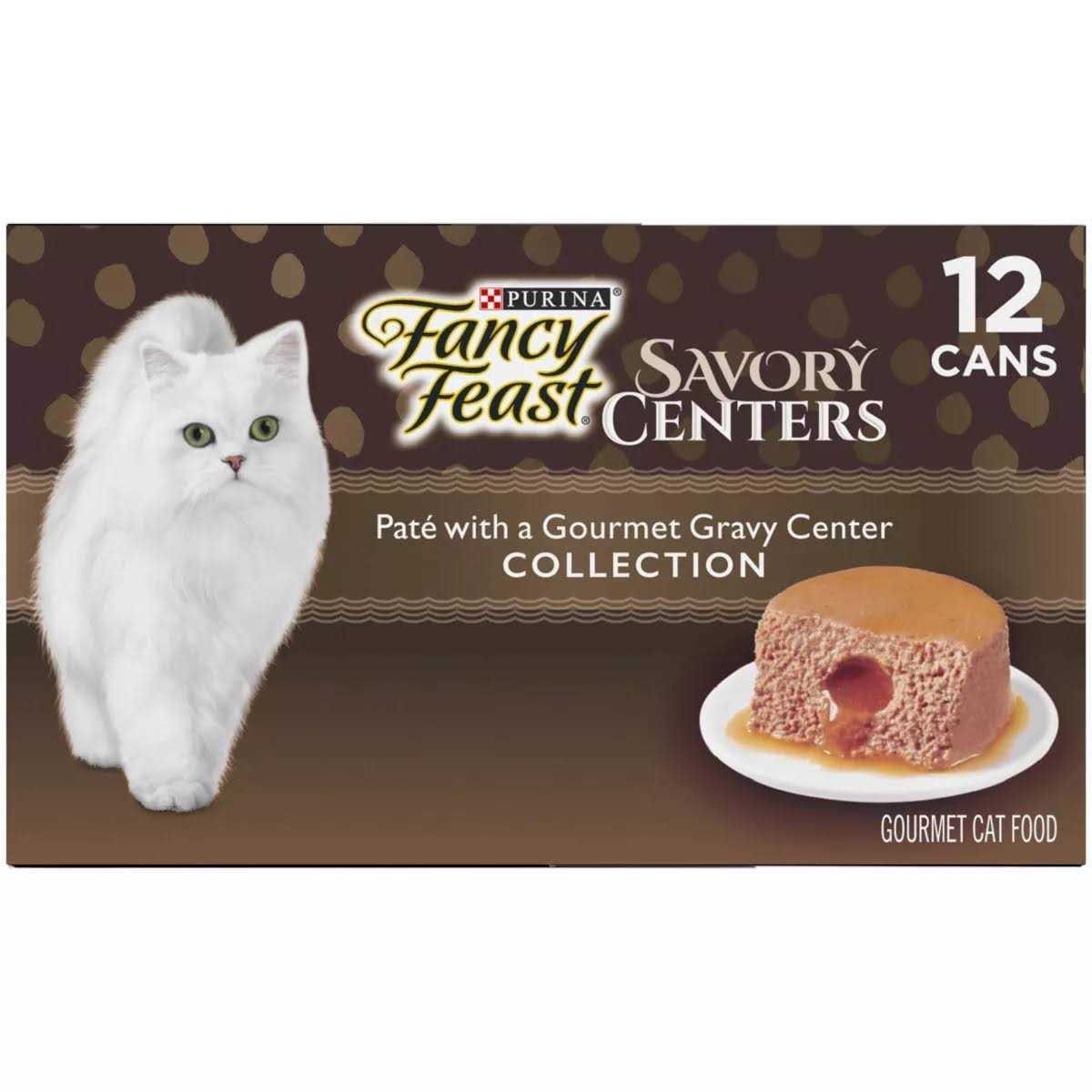 Fancy Feast Savory Centers Pate With a Gravy Center Variety Pack Wet Cat Food - Nail Gallerys