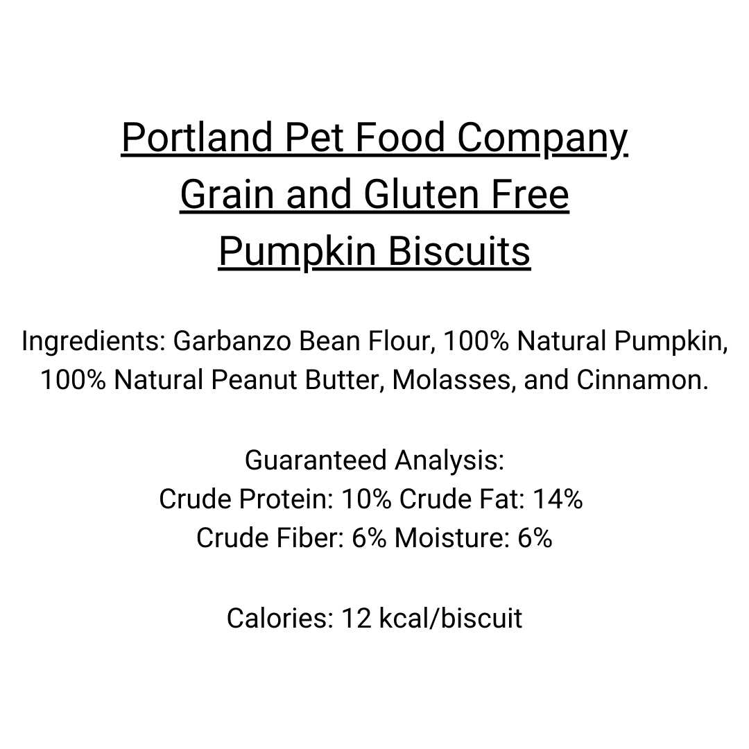 Portland Pet Food Pumpkin Biscuits Dog Treats - Nail Gallerys
