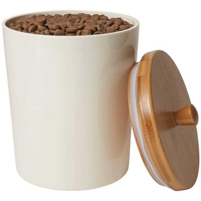 Frisco Melamine Dog & Cat Treat Jar with Bamboo Lid - Nail Gallerys