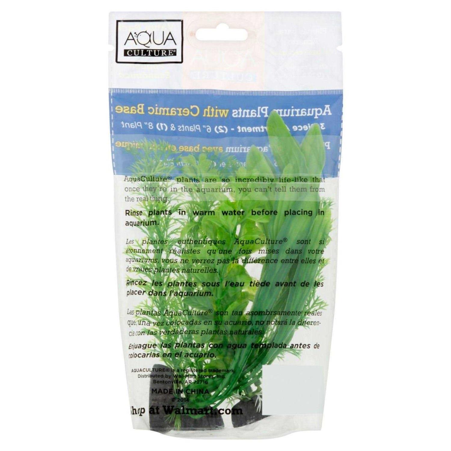 Aqua Culture Aquarium Plants 3 Count - Nail Gallerys