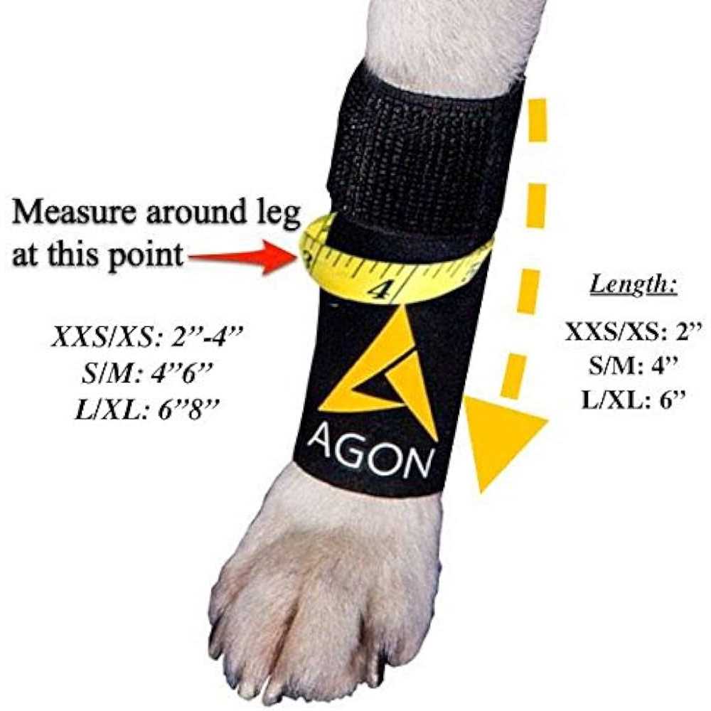 Pair Agon Dog Canine Front Leg Brace Paw Compression Wraps with Protects Wounds - Nail Gallerys