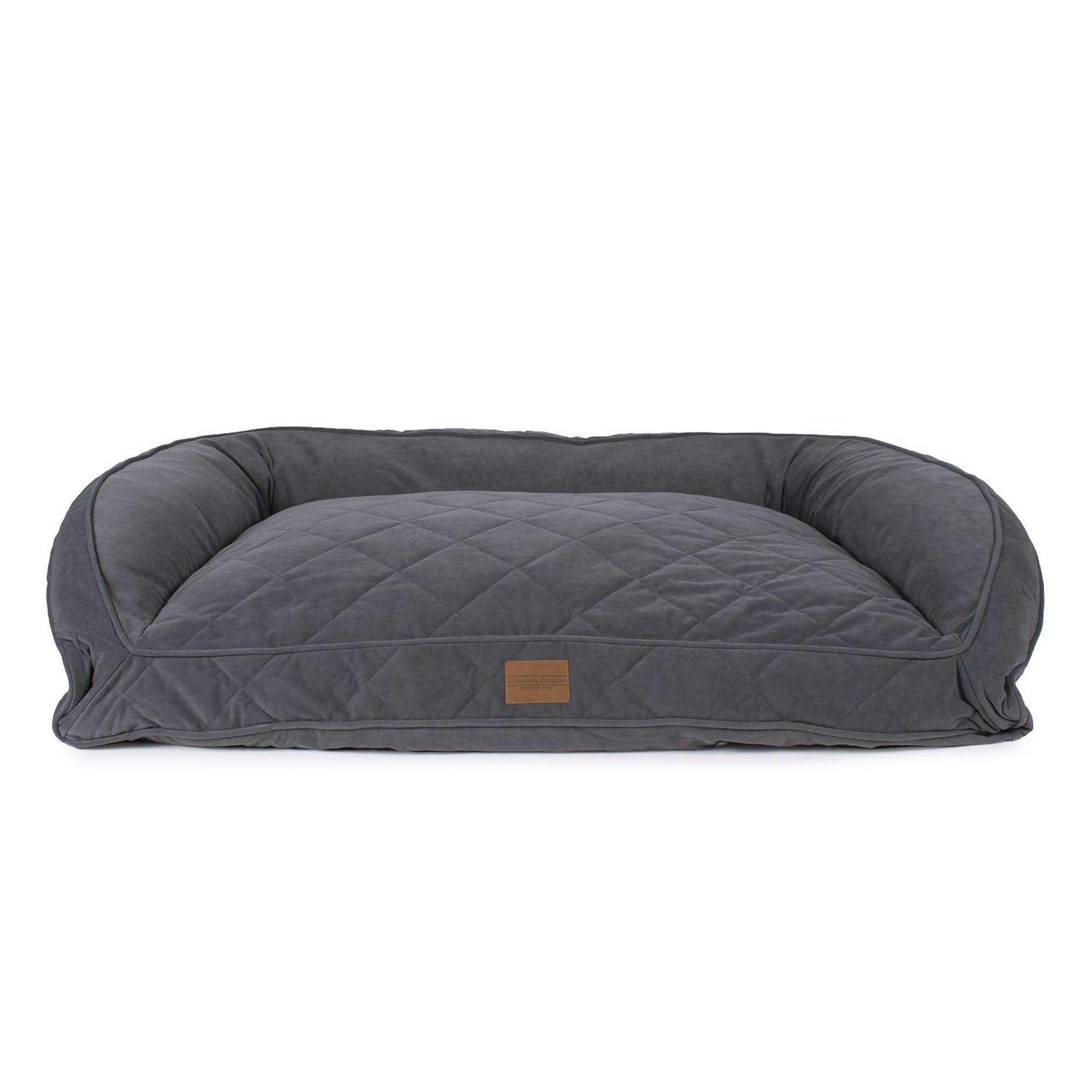 Carolina Pet Quilted Microfiber Bolster Bed - Nail Gallerys