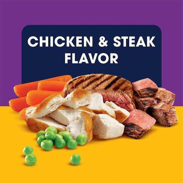 Pedigree Tender Bites Adult Dry Dog Food Chicken and Steak - Nail Gallerys