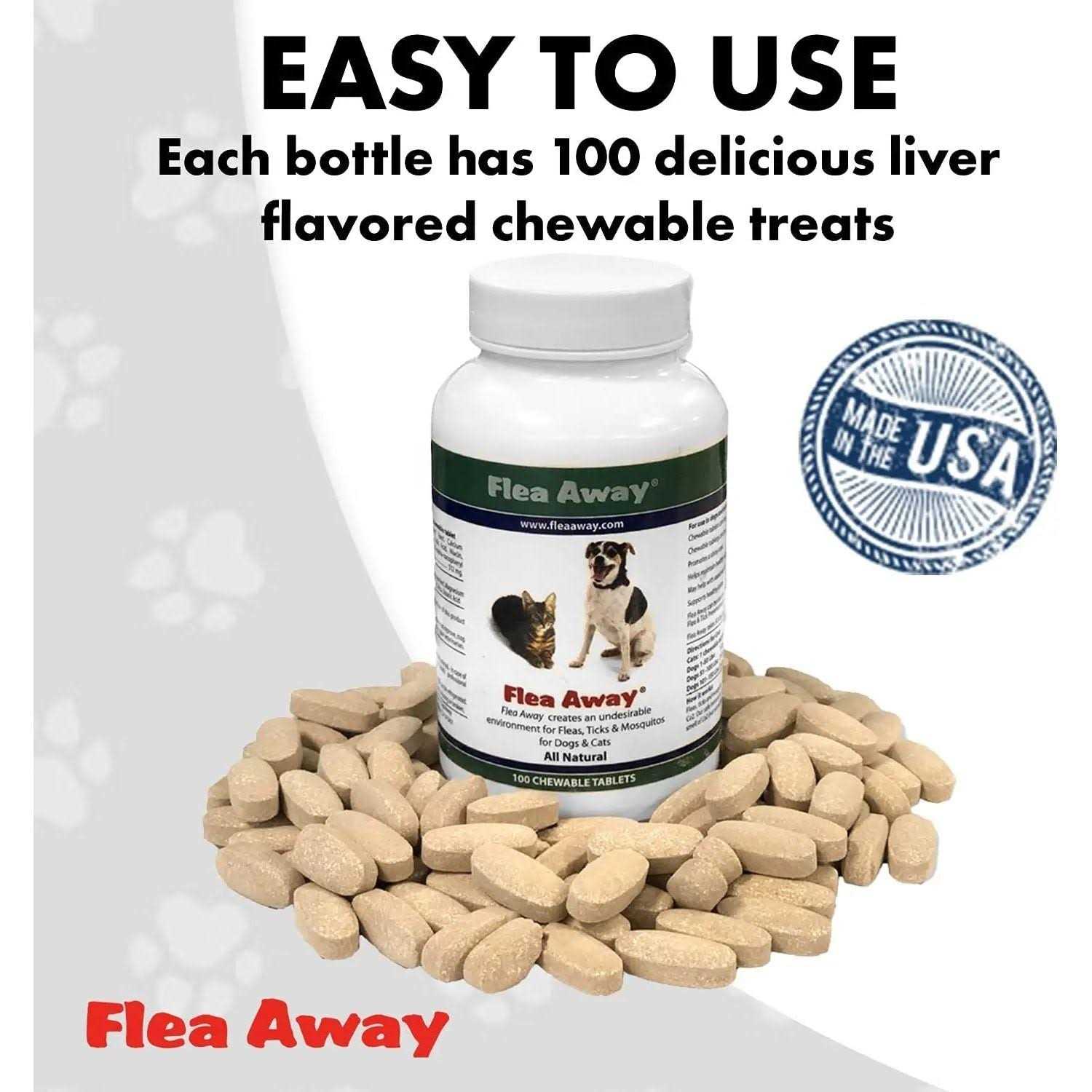 Flea Away Natural Flea Tick Mosquito Repellent for Dogs Cats - Nail Gallerys